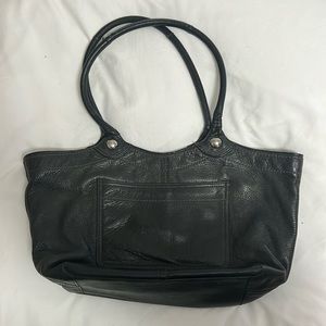Coach black leather hobo D1182 - Z18386